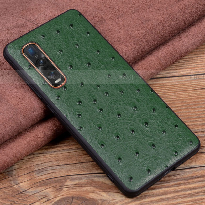 Funda Lujo Cuero Carcasa S02 para Oppo Find X2 Pro