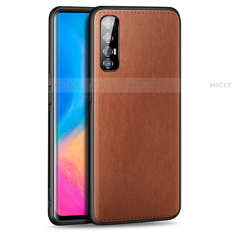 Funda Lujo Cuero Carcasa S02 para Oppo Reno3 Pro