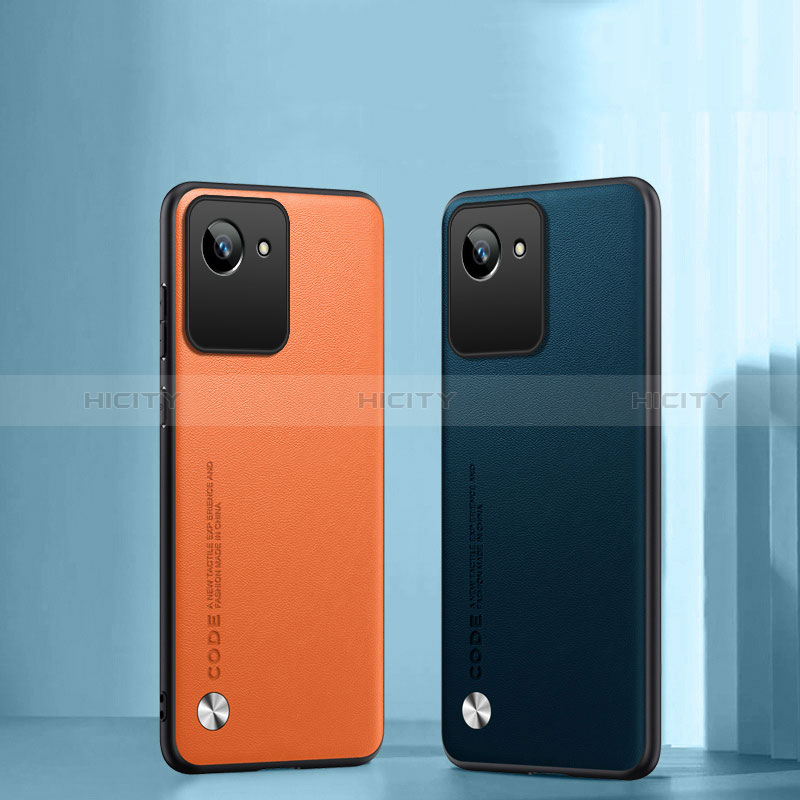 Funda Lujo Cuero Carcasa S02 para Realme C30s