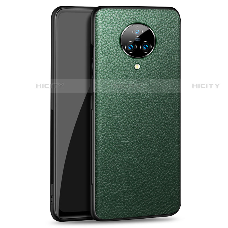 Funda Lujo Cuero Carcasa S02 para Vivo Nex 3S Verde