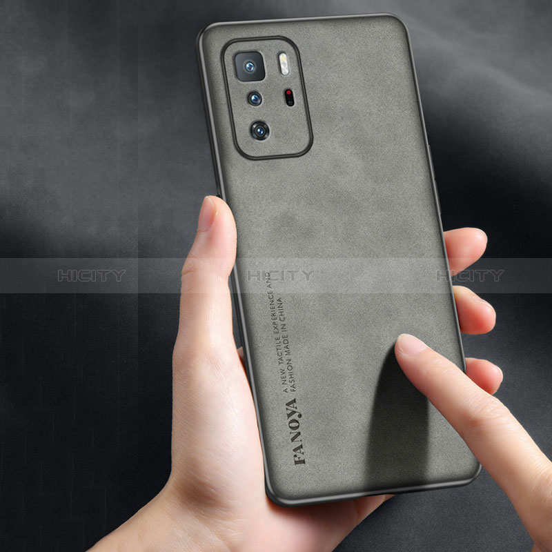 Funda Lujo Cuero Carcasa S02 para Xiaomi Redmi Note 10 Pro 5G