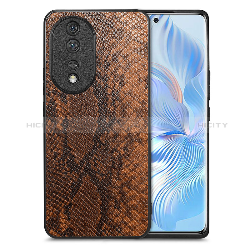 Funda Lujo Cuero Carcasa S02D para Huawei Honor 80 5G