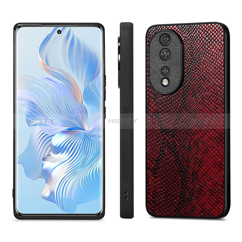 Funda Lujo Cuero Carcasa S02D para Huawei Honor 80 5G