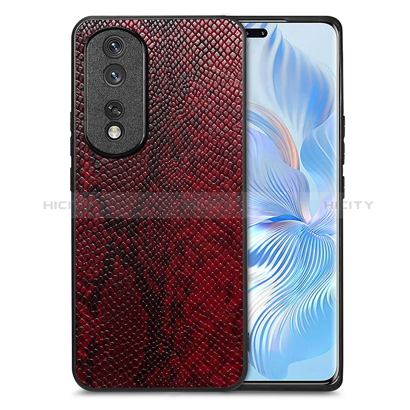 Funda Lujo Cuero Carcasa S02D para Huawei Honor 80 Pro 5G