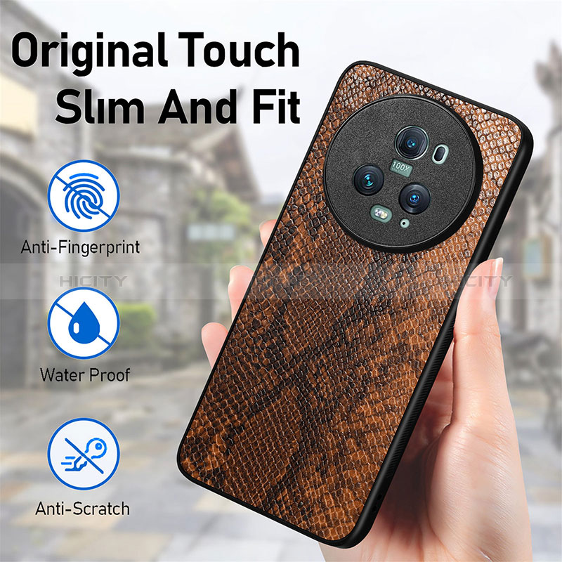 Funda Lujo Cuero Carcasa S02D para Huawei Honor Magic5 Pro 5G