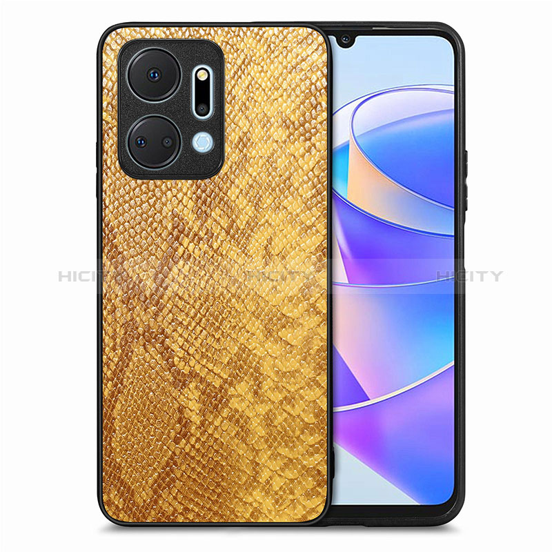 Funda Lujo Cuero Carcasa S02D para Huawei Honor X7a