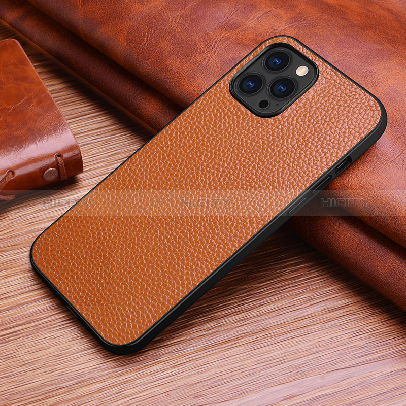 Funda Lujo Cuero Carcasa S03 para Apple iPhone 14 Pro Max