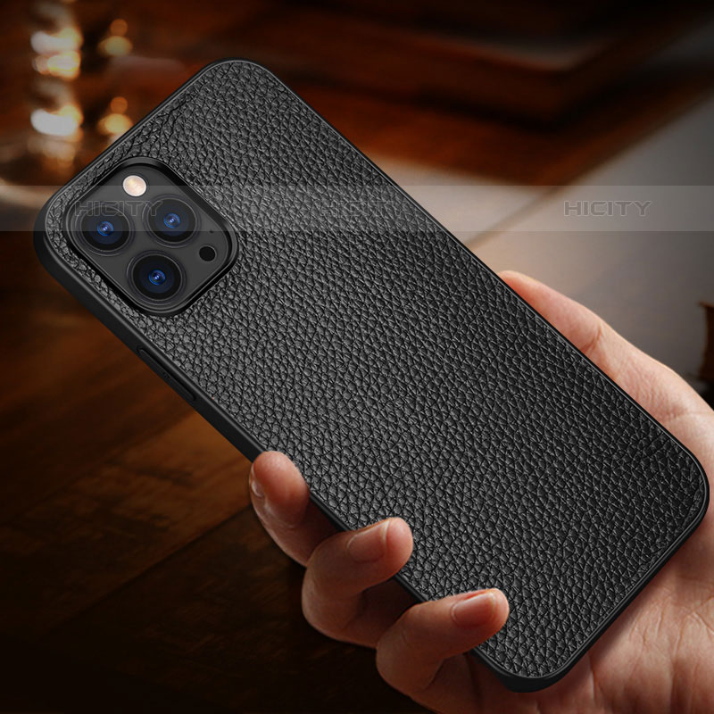 Funda Lujo Cuero Carcasa S03 para Apple iPhone 15 Pro