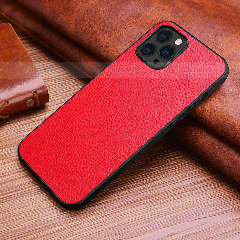 Funda Lujo Cuero Carcasa S03 para Apple iPhone 15 Pro