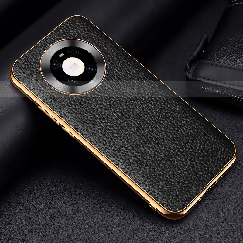 Funda Lujo Cuero Carcasa S03 para Huawei Mate 40E Pro 4G Negro