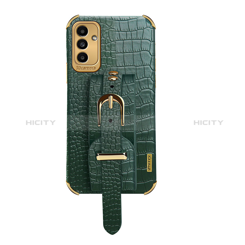 Funda Lujo Cuero Carcasa S03 para Samsung Galaxy A04s Verde