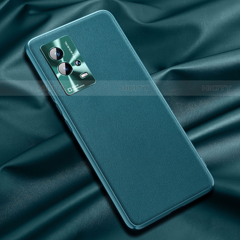 Funda Lujo Cuero Carcasa S03 para Vivo iQOO 8 Pro 5G Verde