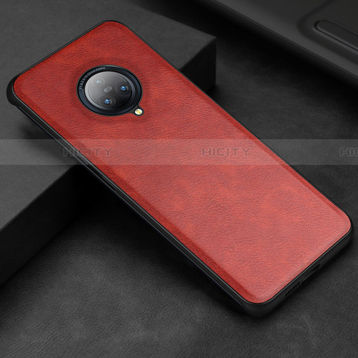 Funda Lujo Cuero Carcasa S03 para Vivo Nex 3S Rojo