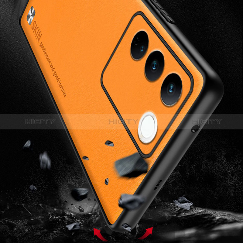 Funda Lujo Cuero Carcasa S03 para Vivo V27e 5G