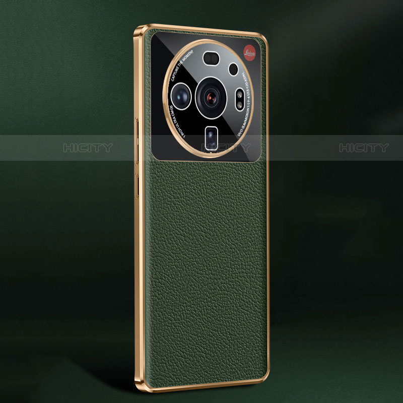 Funda Lujo Cuero Carcasa S03 para Xiaomi Mi 12S Ultra 5G Verde