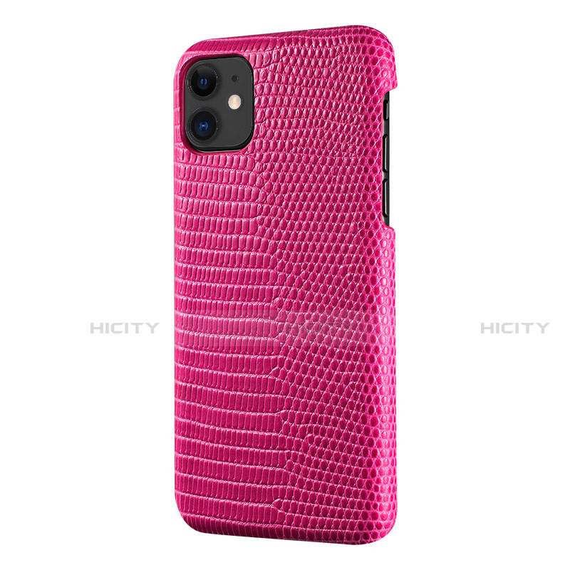 Funda Lujo Cuero Carcasa S04 para Apple iPhone 11