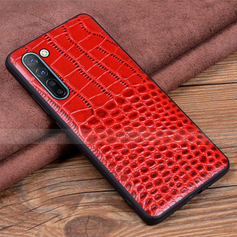 Funda Lujo Cuero Carcasa S04 para Oppo F15