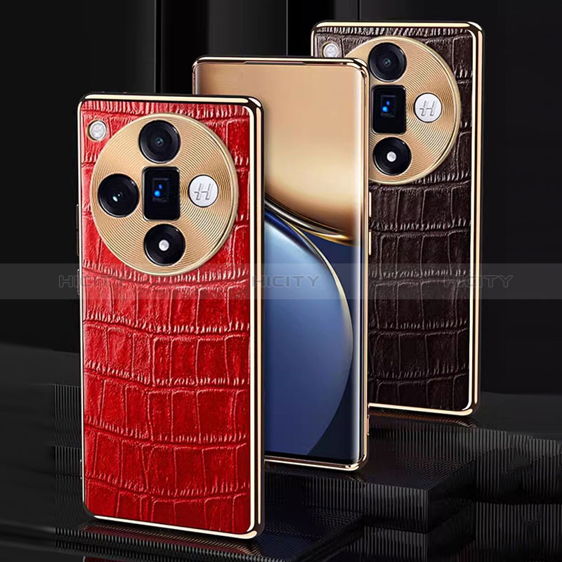 Funda Lujo Cuero Carcasa S04 para Oppo Find X7 5G