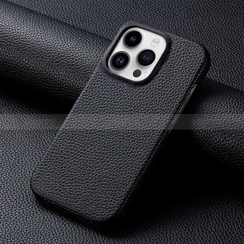 Funda Lujo Cuero Carcasa S04D para Apple iPhone 16 Pro