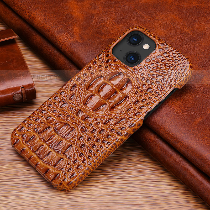 Funda Lujo Cuero Carcasa S05 para Apple iPhone 13