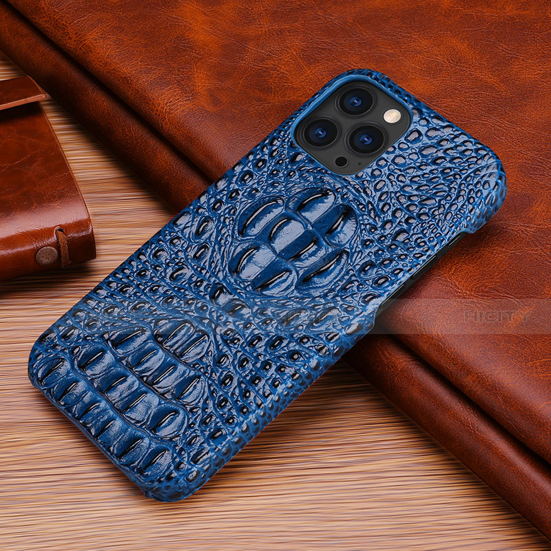 Funda Lujo Cuero Carcasa S05 para Apple iPhone 13 Pro