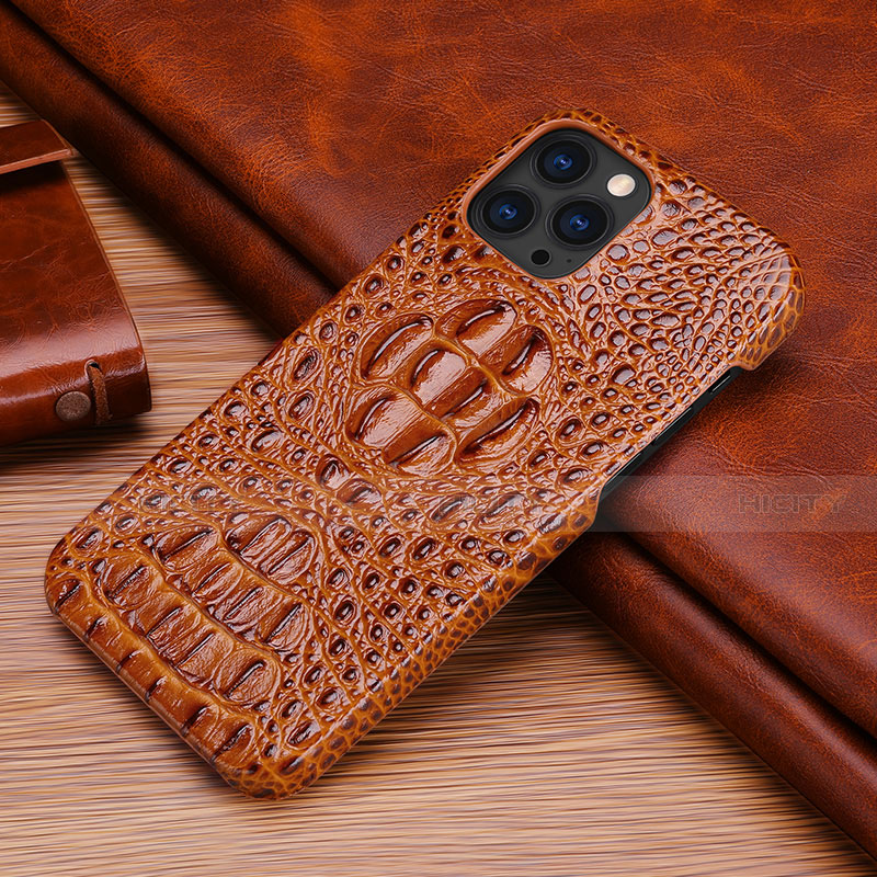 Funda Lujo Cuero Carcasa S05 para Apple iPhone 13 Pro