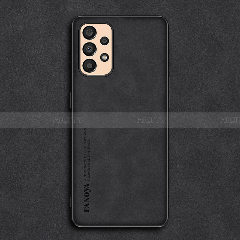 Funda Lujo Cuero Carcasa S05 para Samsung Galaxy A13 4G Negro