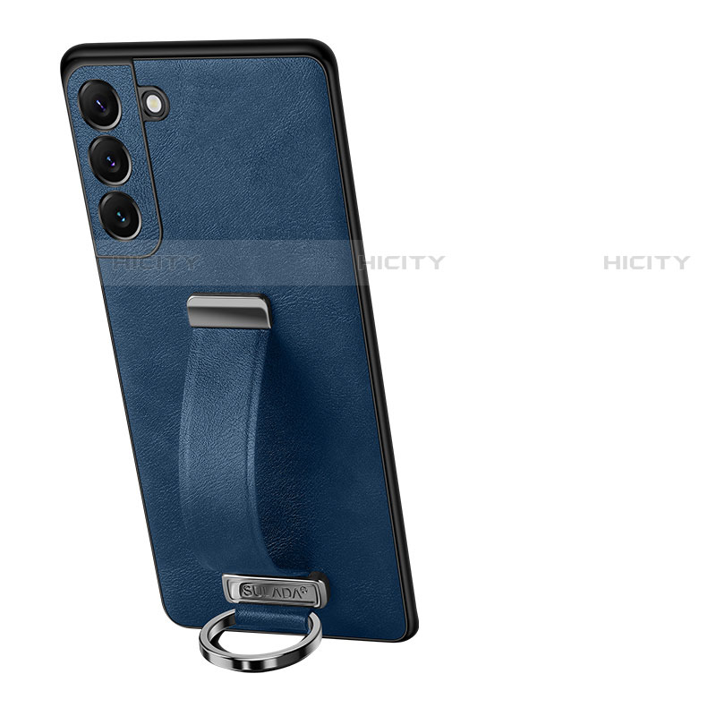 Funda Lujo Cuero Carcasa S05 para Samsung Galaxy S21 5G Azul