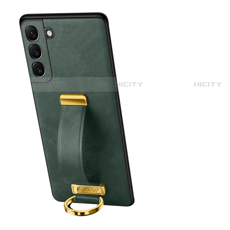 Funda Lujo Cuero Carcasa S05 para Samsung Galaxy S21 Plus 5G Verde