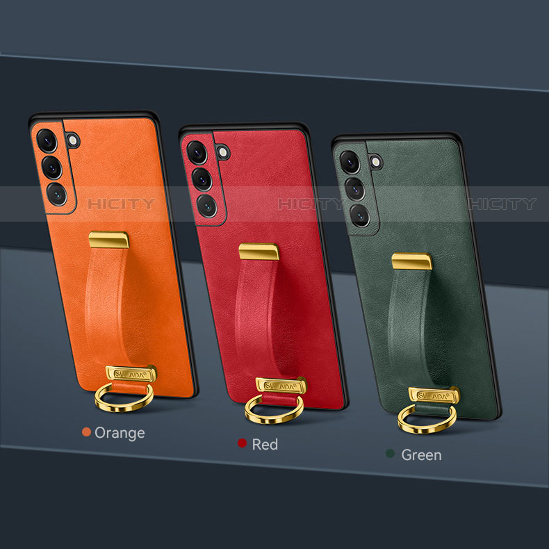 Funda Lujo Cuero Carcasa S06 para Samsung Galaxy S22 5G