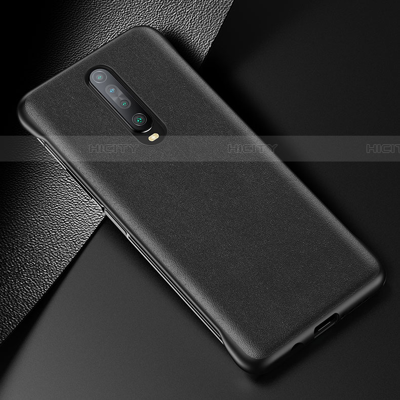 Funda Lujo Cuero Carcasa S06 para Xiaomi Poco X2 Negro