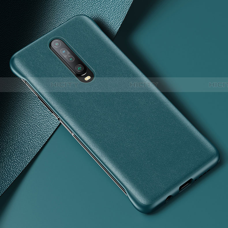 Funda Lujo Cuero Carcasa S06 para Xiaomi Redmi K30 4G Verde