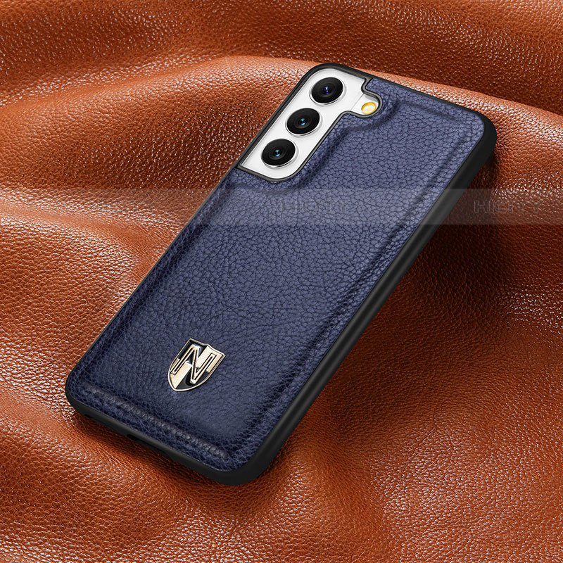 Funda Lujo Cuero Carcasa S06D para Samsung Galaxy S22 Plus 5G