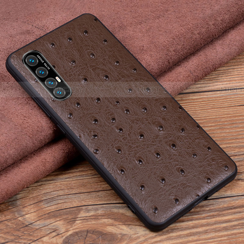 Funda Lujo Cuero Carcasa S07 para Oppo Reno3 Pro