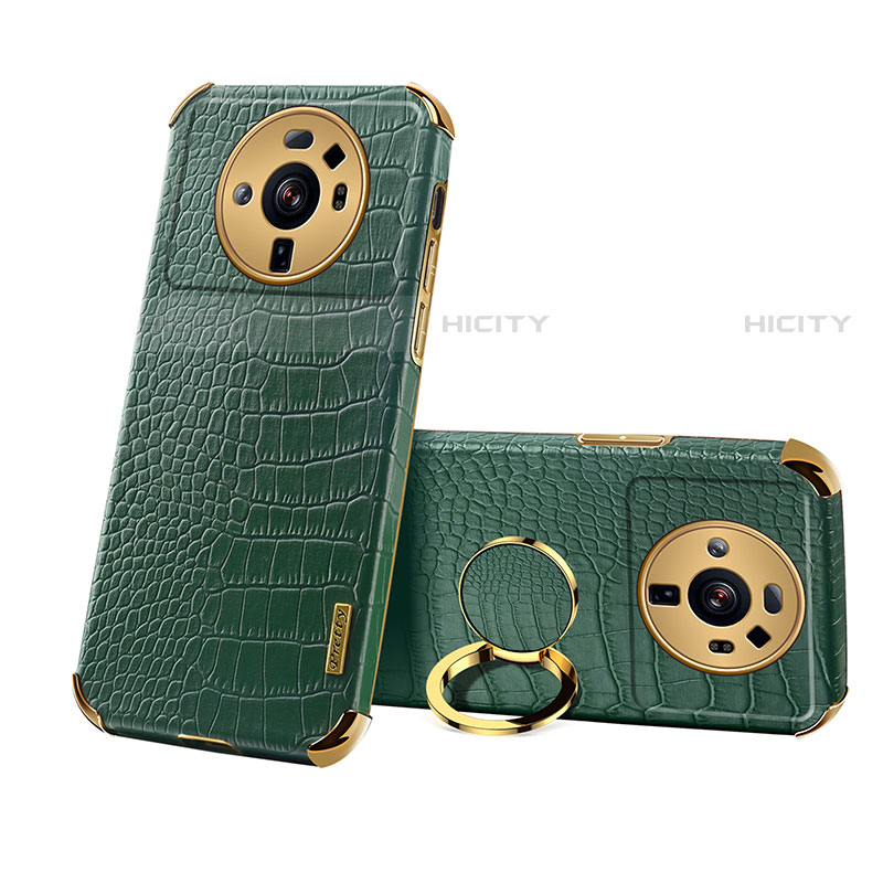 Funda Lujo Cuero Carcasa S07 para Xiaomi Mi 12 Ultra 5G Verde