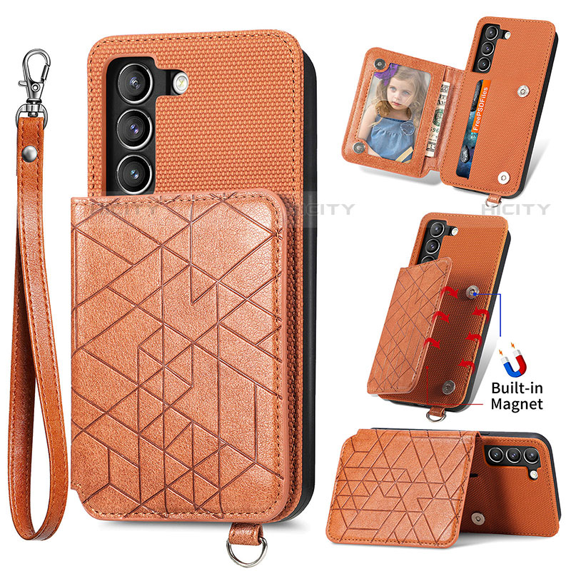 Funda Lujo Cuero Carcasa S08D para Samsung Galaxy S22 Plus 5G