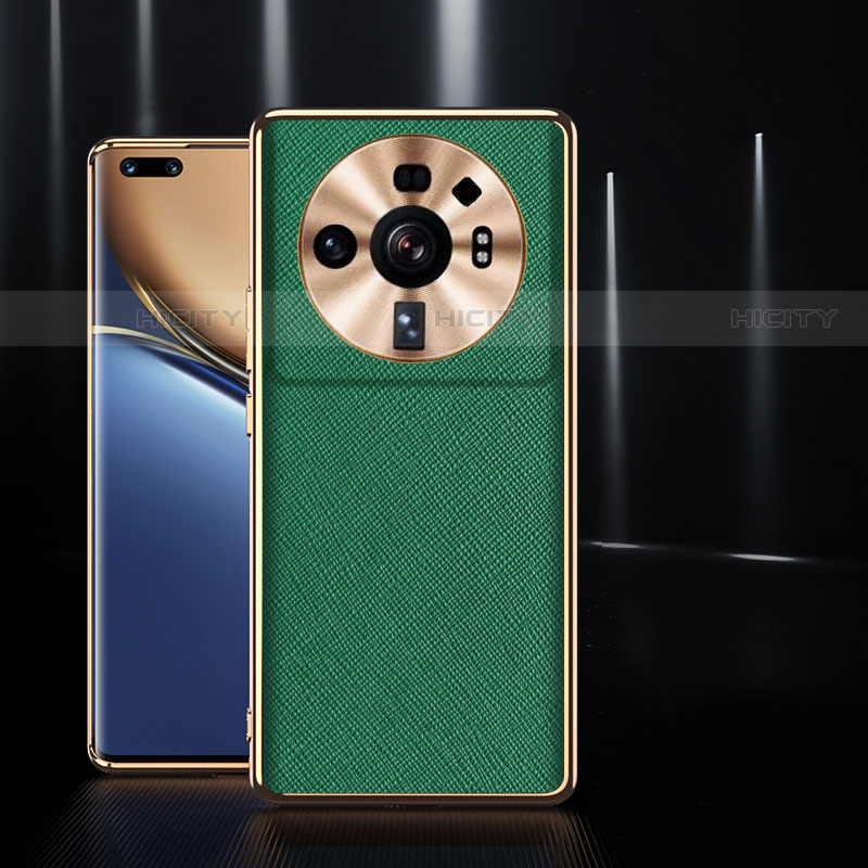 Funda Lujo Cuero Carcasa S10 para Xiaomi Mi 12 Ultra 5G Verde