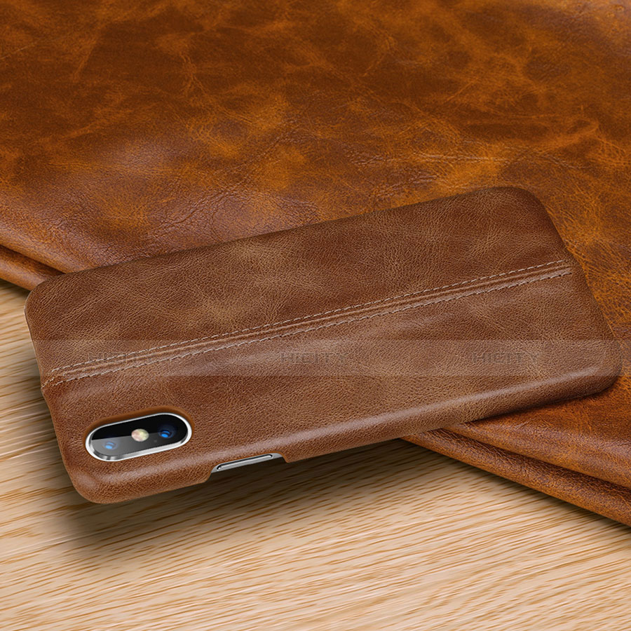 Funda Lujo Cuero Carcasa S11 para Apple iPhone Xs