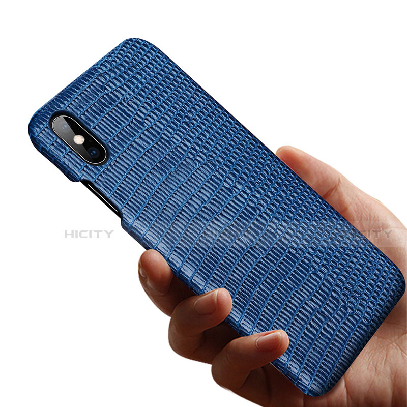 Funda Lujo Cuero Carcasa S12 para Apple iPhone X