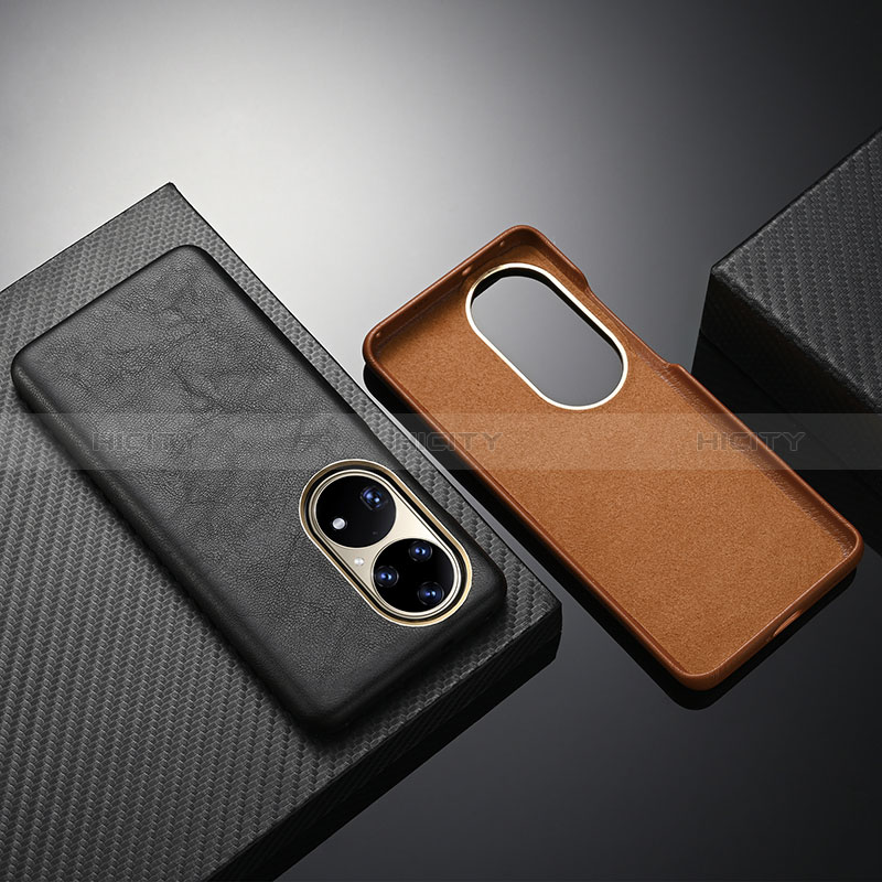 Funda Lujo Cuero Carcasa ST1 para Huawei P50 Pro