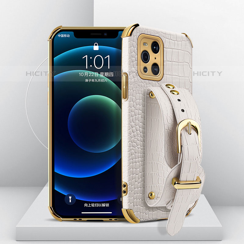 Funda Lujo Cuero Carcasa XD1 para Oppo Find X3 Pro 5G