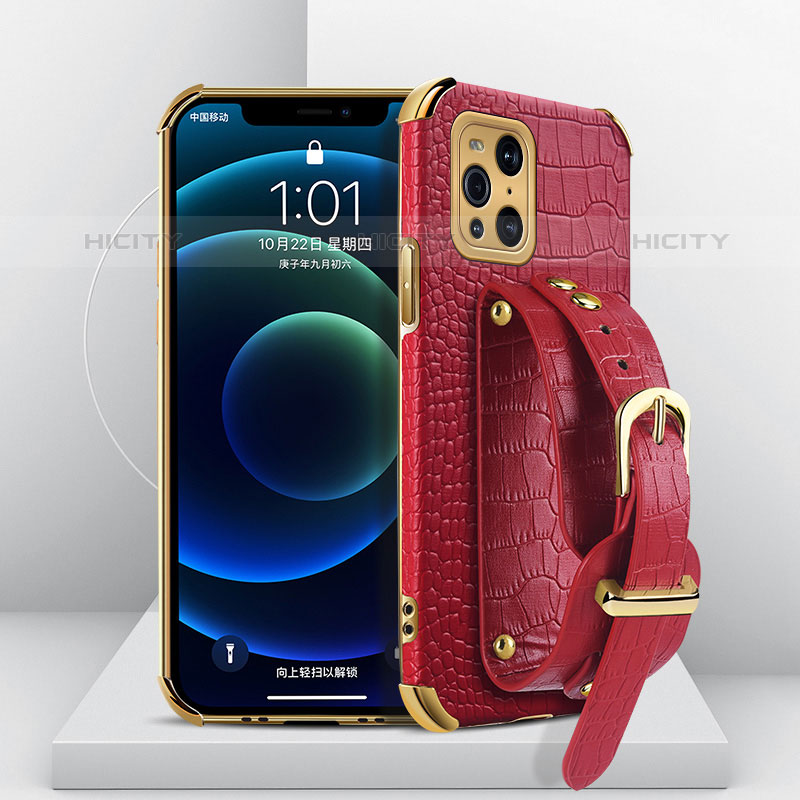 Funda Lujo Cuero Carcasa XD1 para Oppo Find X3 Pro 5G