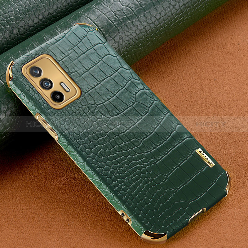 Funda Lujo Cuero Carcasa XD1 para Realme GT 5G Verde