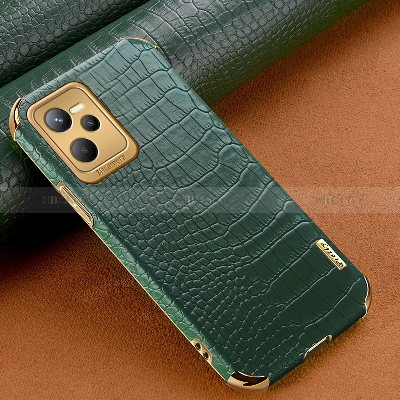 Funda Lujo Cuero Carcasa XD1 para Realme Narzo 50A Prime Verde