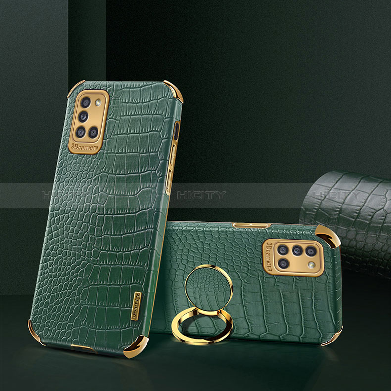 Funda Lujo Cuero Carcasa XD1 para Samsung Galaxy A31 Verde