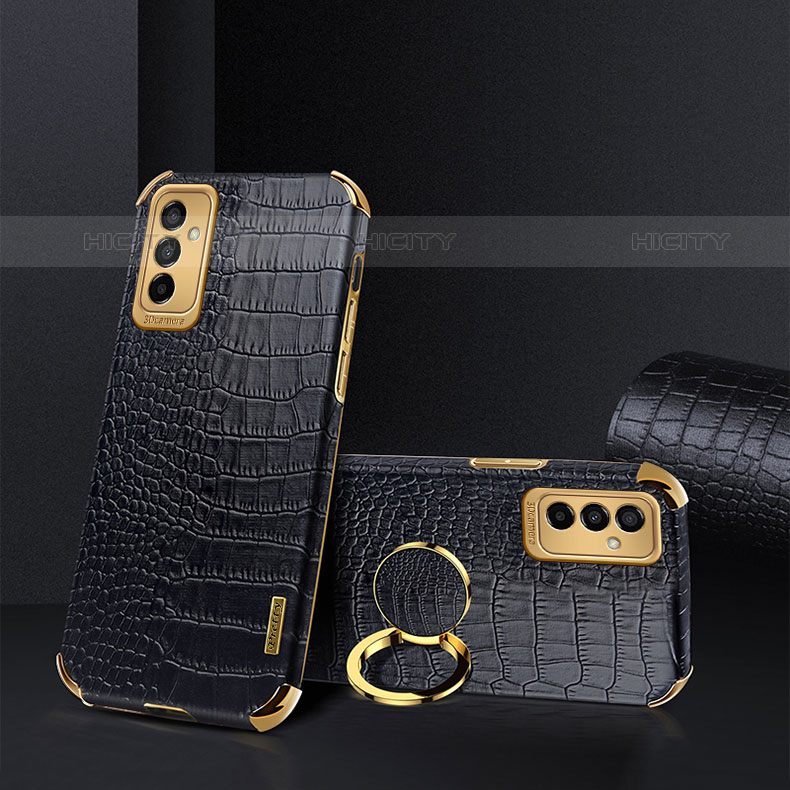 Funda Lujo Cuero Carcasa XD1 para Samsung Galaxy M23 5G Negro