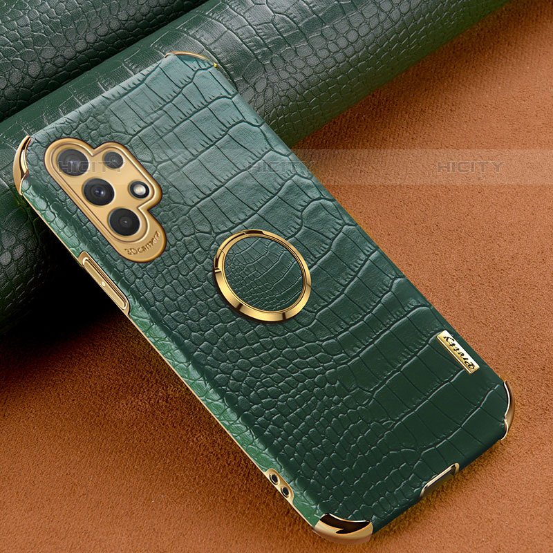 Funda Lujo Cuero Carcasa XD1 para Samsung Galaxy M32 5G Verde