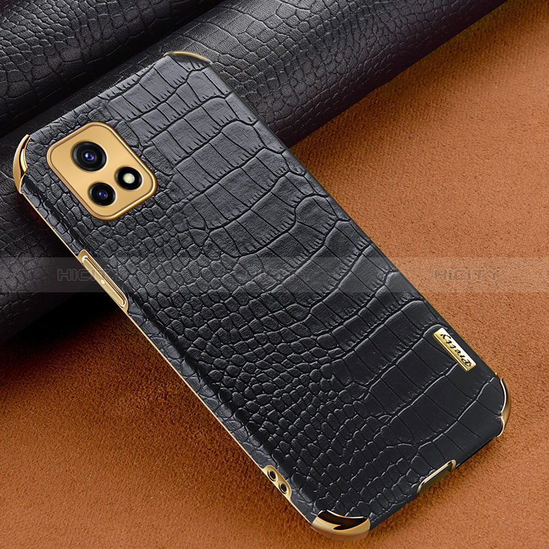 Funda Lujo Cuero Carcasa XD1 para Vivo Y52s t1 5G Negro