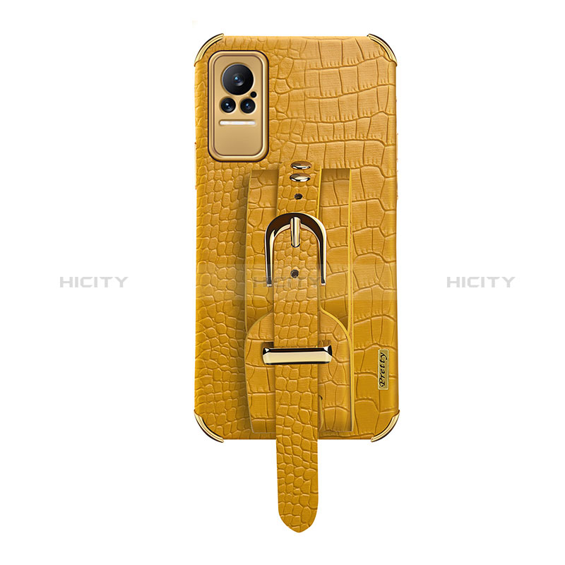 Funda Lujo Cuero Carcasa XD1 para Xiaomi Civi 1S 5G Amarillo