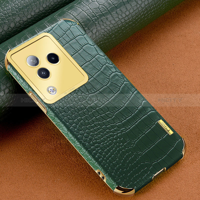 Funda Lujo Cuero Carcasa XD1 para Xiaomi Civi 3 5G Verde